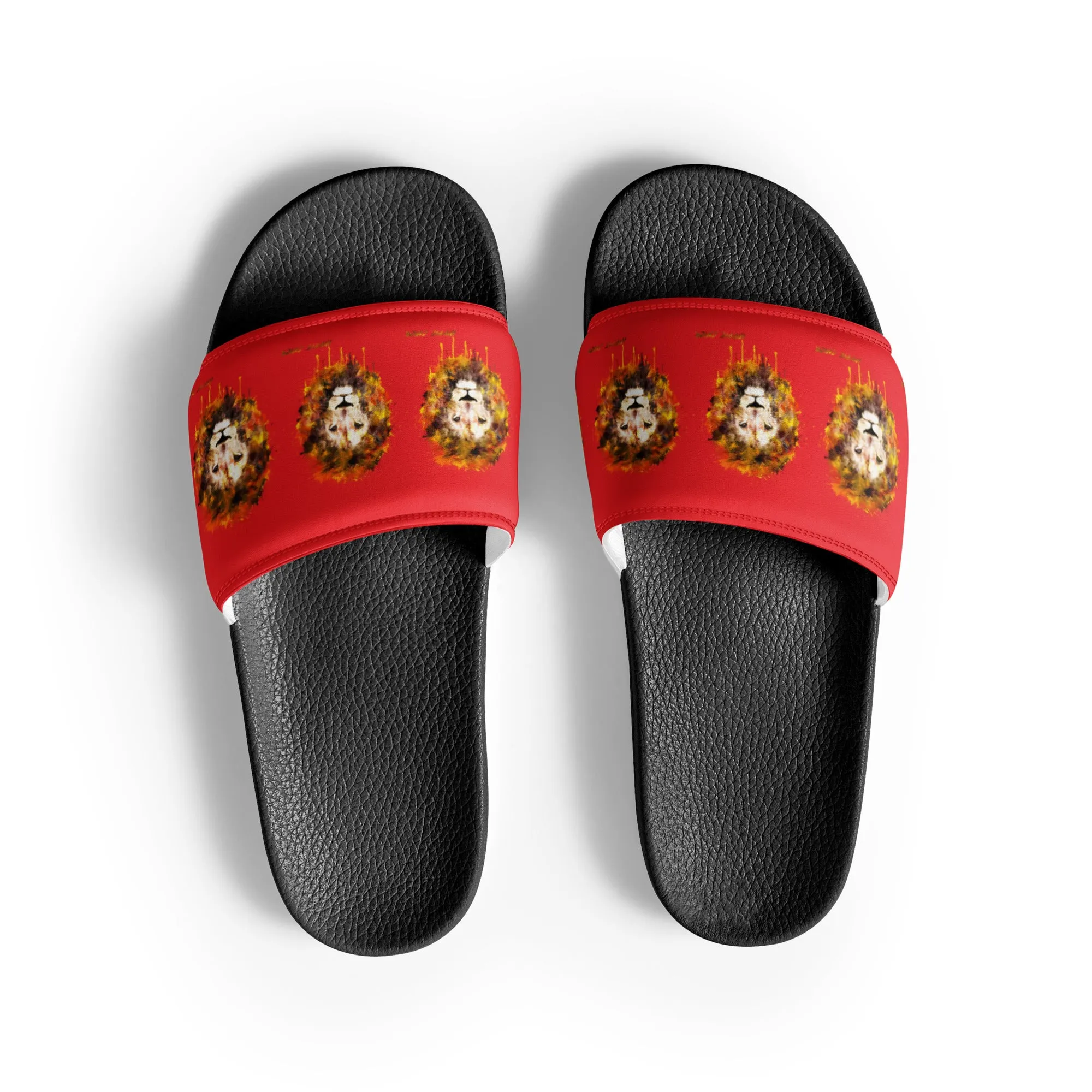 Red Women's Slides