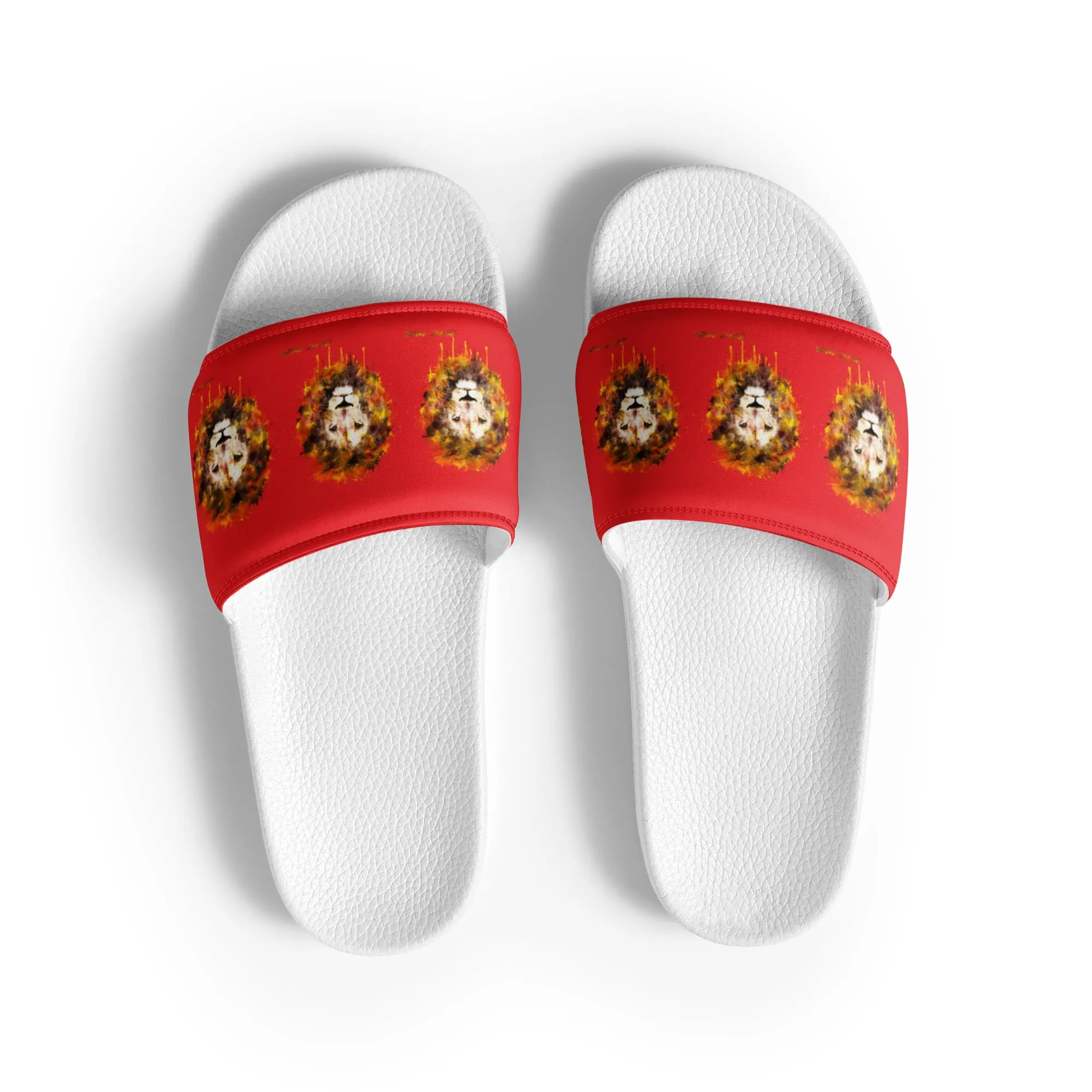 Red Women's Slides