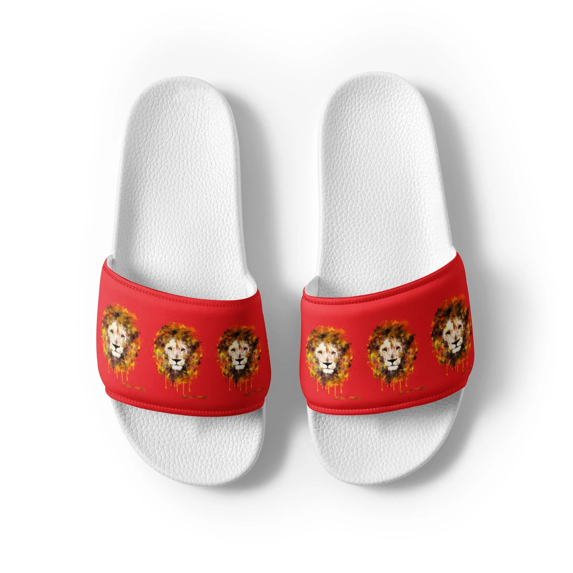 Red Women's Slides