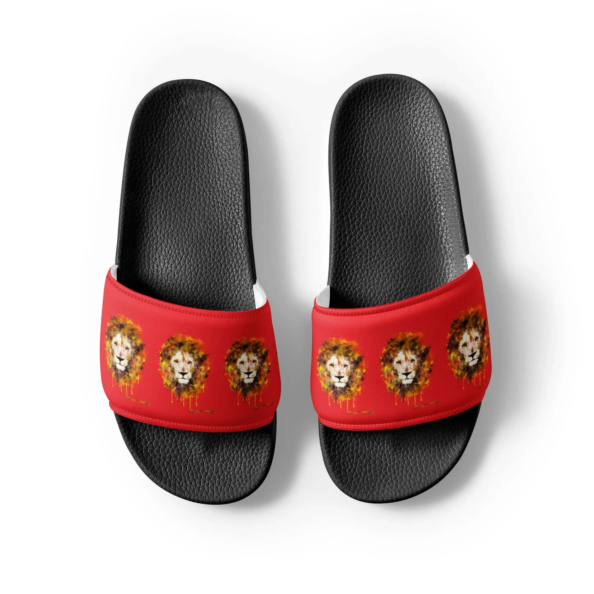 Red Women's Slides
