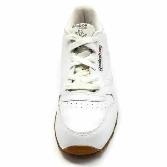 Reebok Kid's Classic Running Shoe White/Steel/Gum US 3.5 Child Youth Little Kid