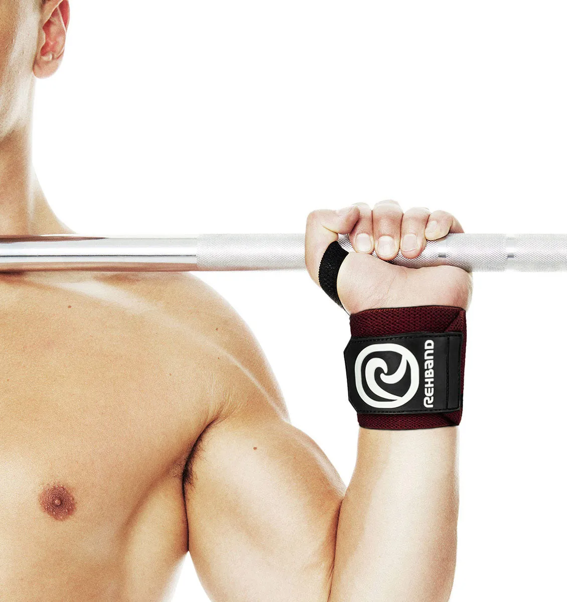 Rehband 18" X-RX Wrist Wraps - Burgundy
