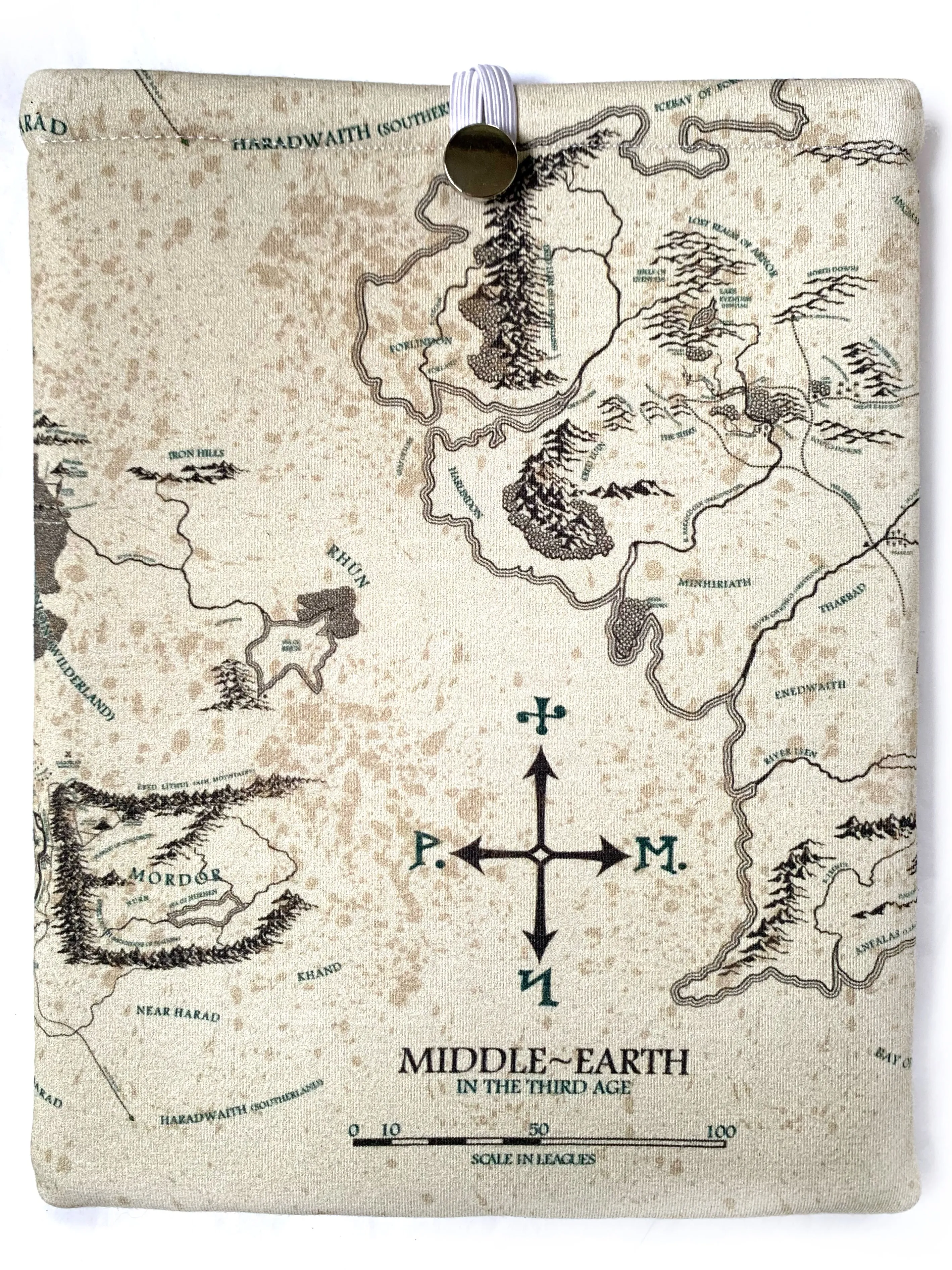 Rings Map Book Sleeve