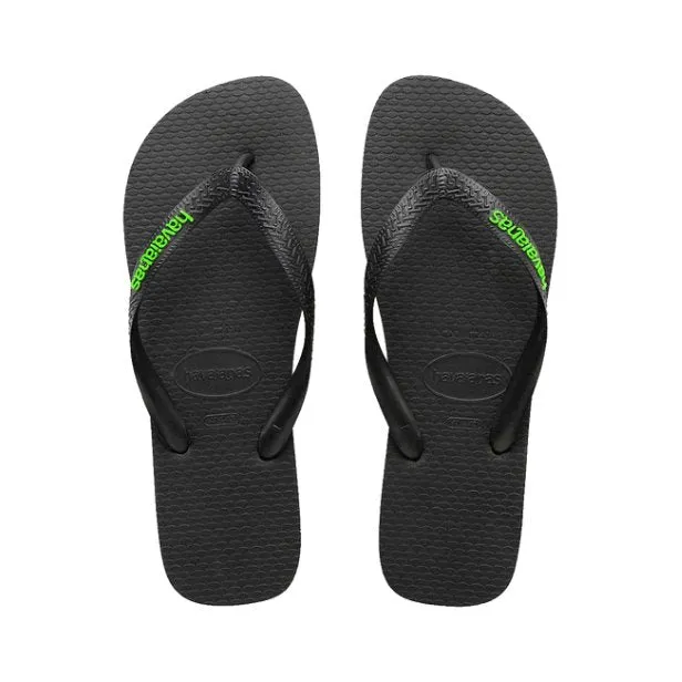 Rubber Logo - Black/Neon Green