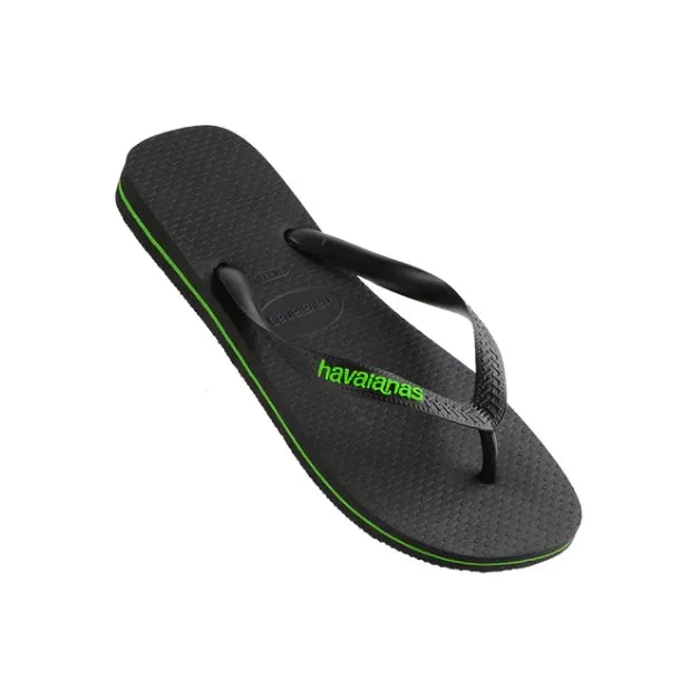 Rubber Logo - Black/Neon Green