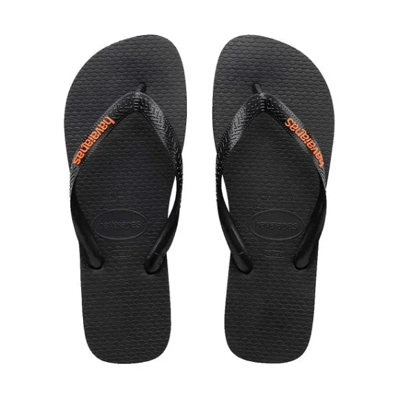 Rubber Logo - Orange/Black