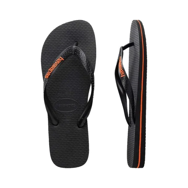 Rubber Logo - Orange/Black