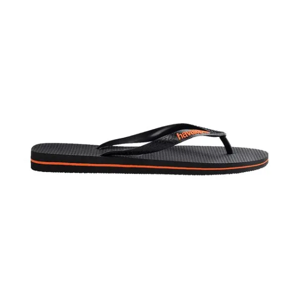 Rubber Logo - Orange/Black