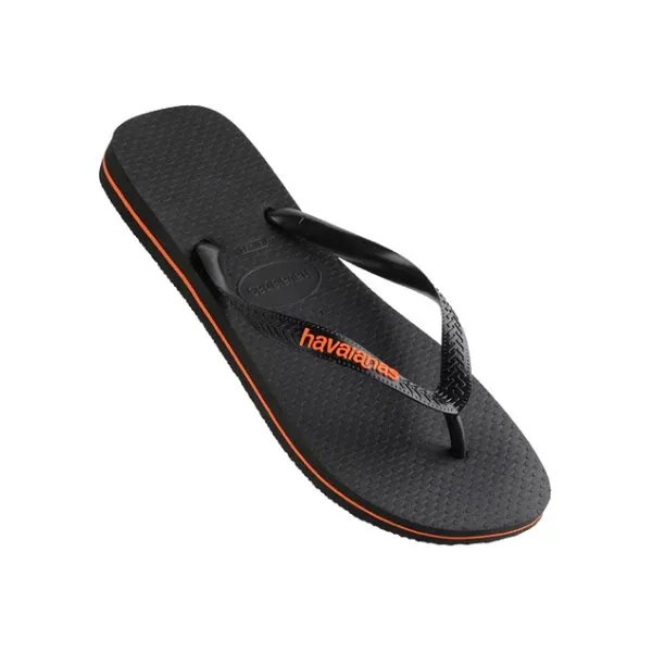 Rubber Logo - Orange/Black