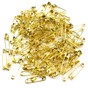 Safety Pins For All Applications - Yellow Brass