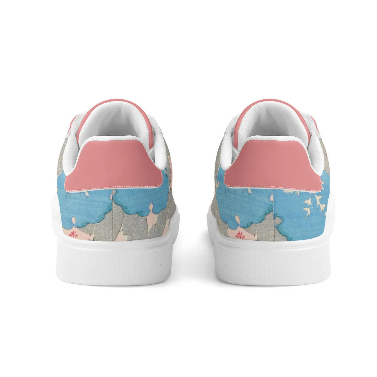 Sakura Cascade Premium Vegan Leather Sneakers
