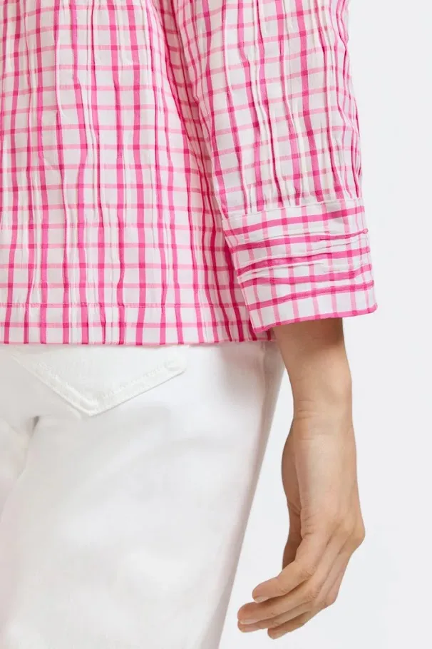 Sammy Top - Bombshell Pink White