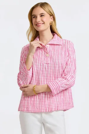 Sammy Top - Bombshell Pink White