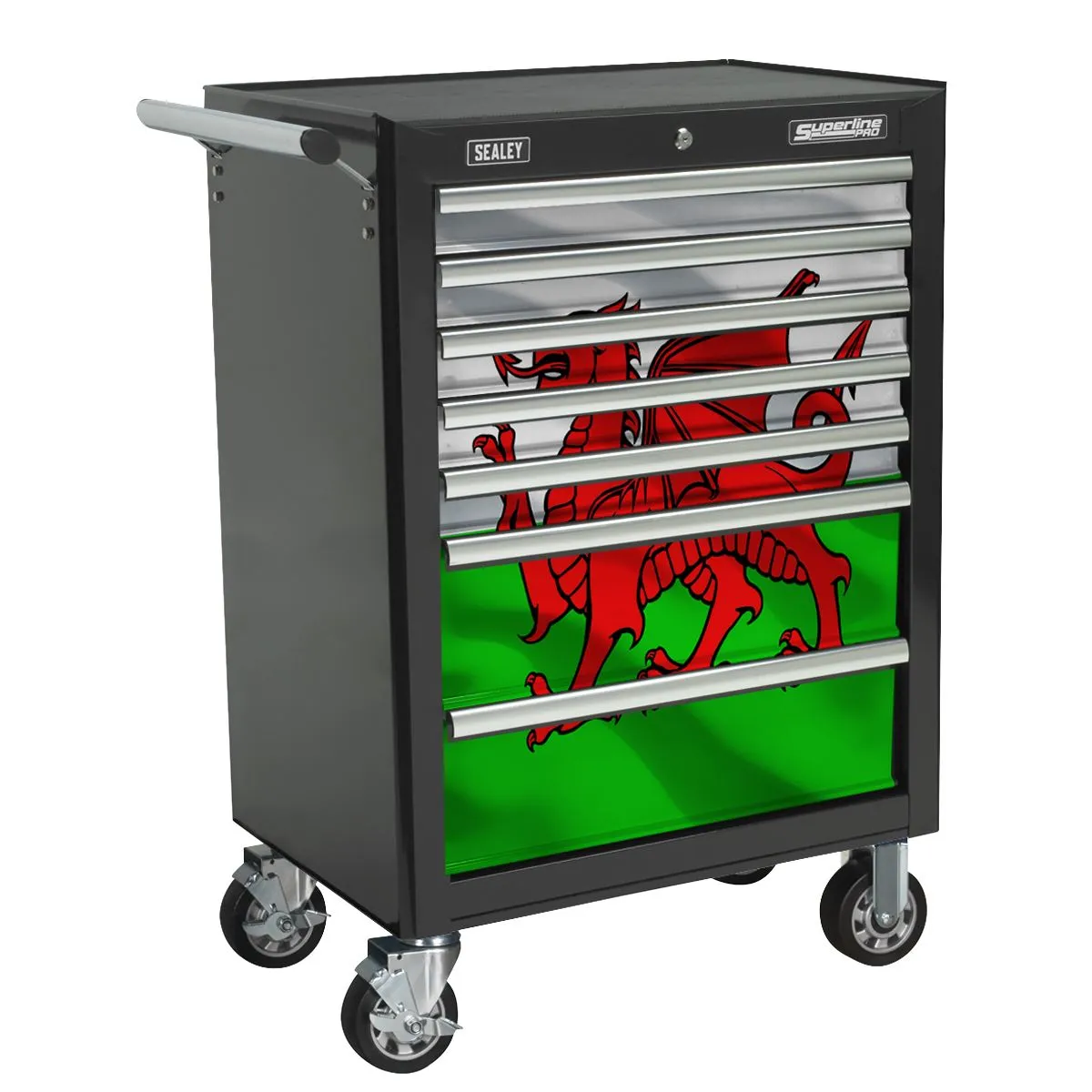 Sealey Superline Pro Wales Graphics 7 Drawer Rollcab Kit