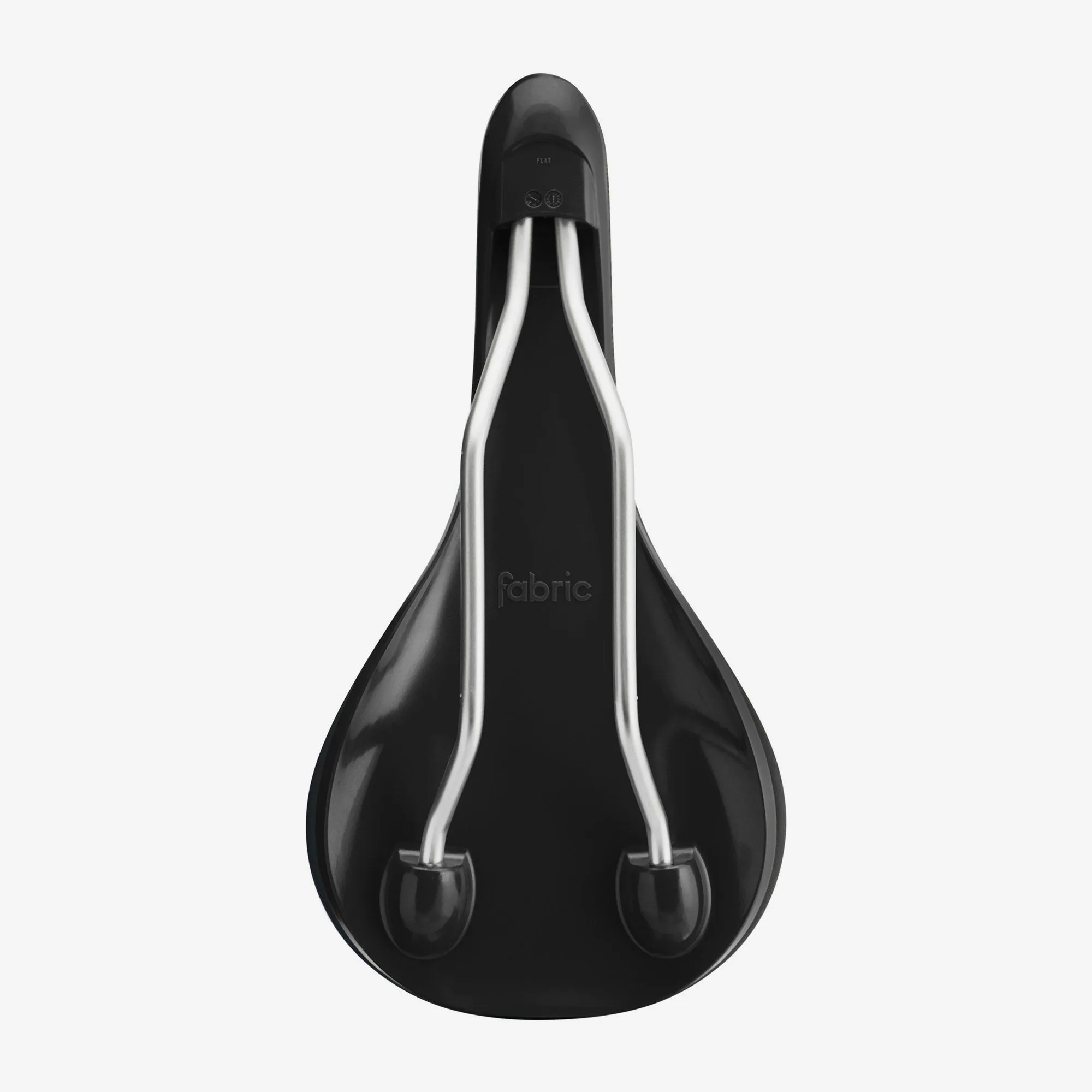 Selle SCOOP FLAT ELITE BLACK-BLACK - FABRIC