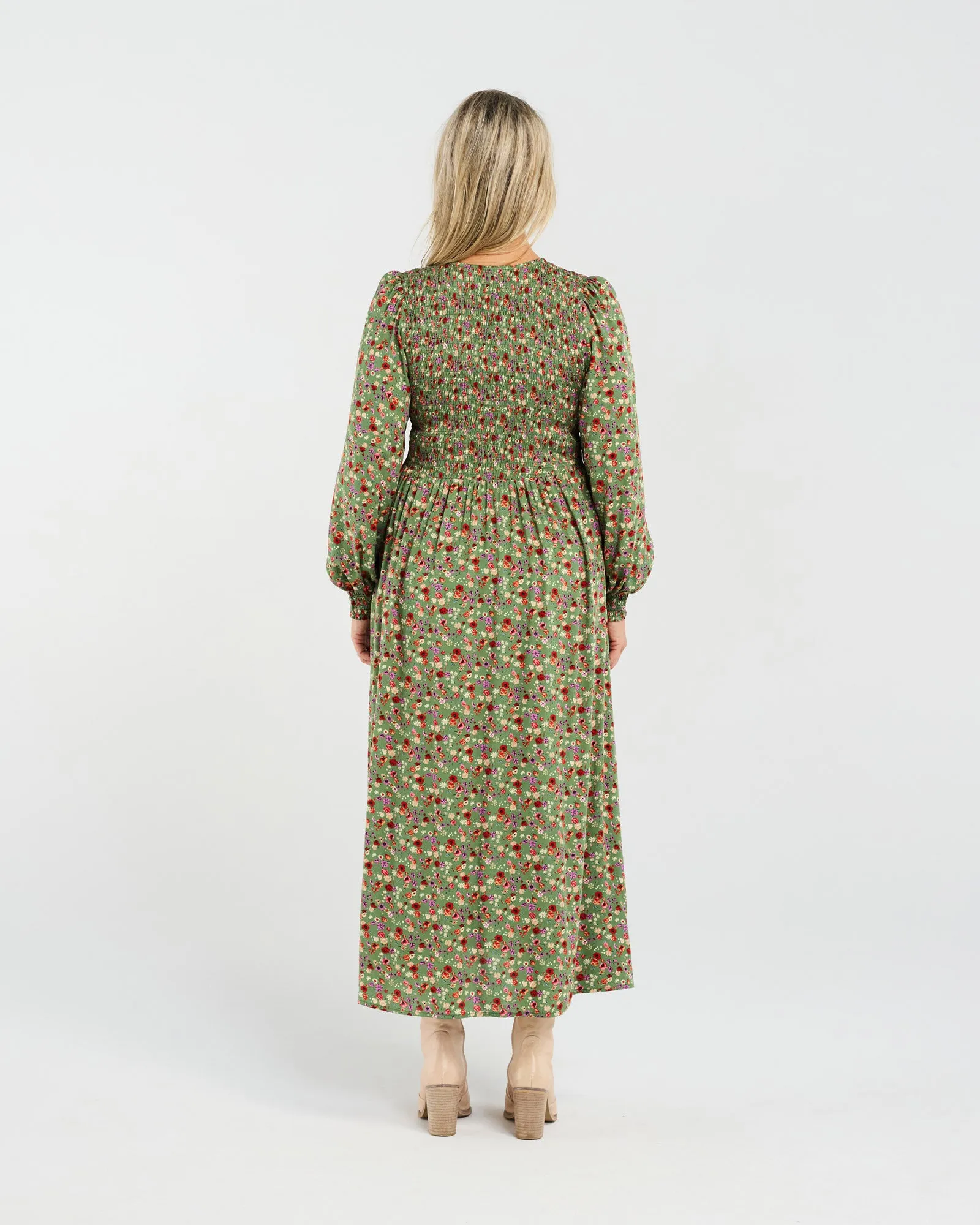 Sienna Shirred Dress