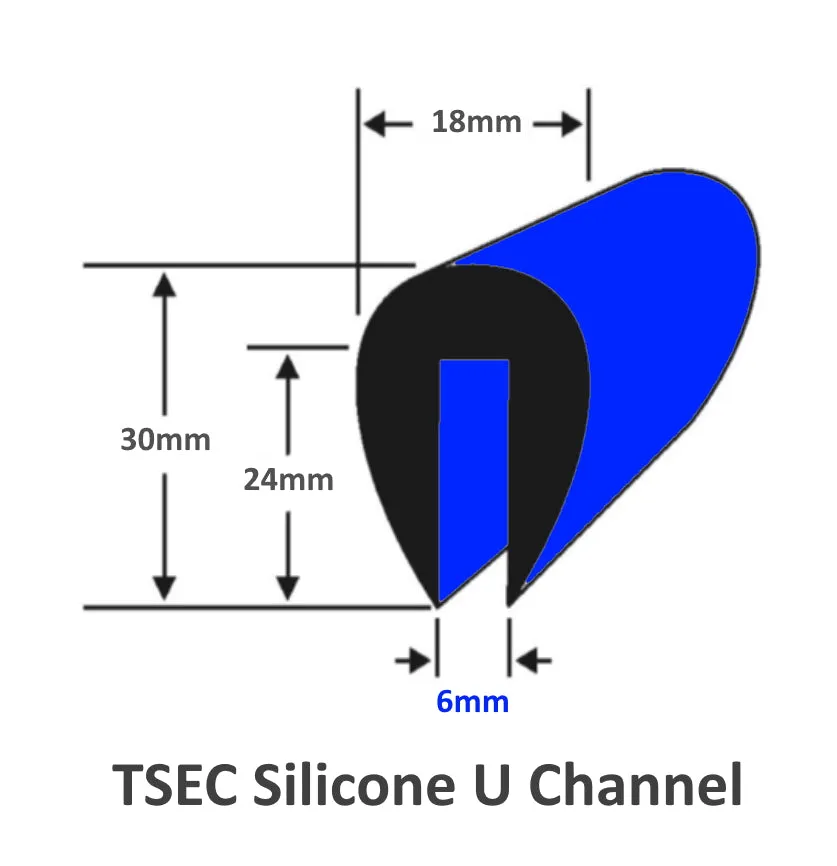 Silicone U Channel