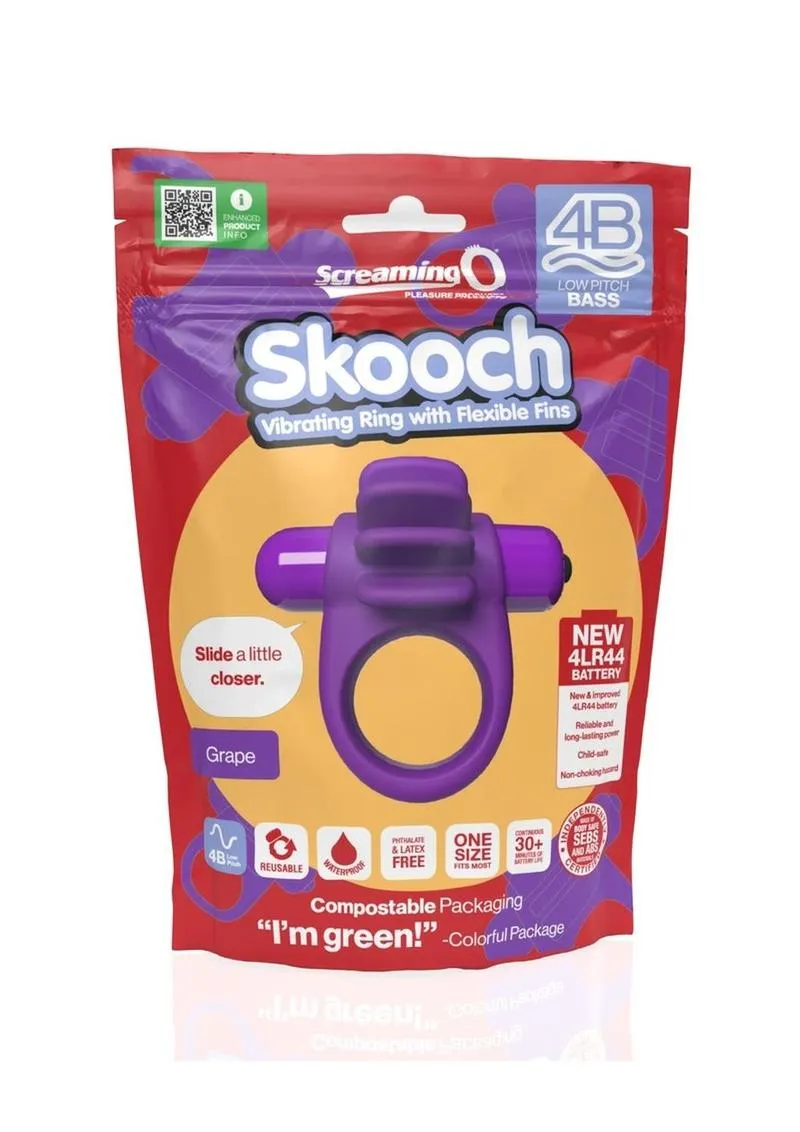 Skooch Vibrating Couple's Ring with Clitoral Ticklers