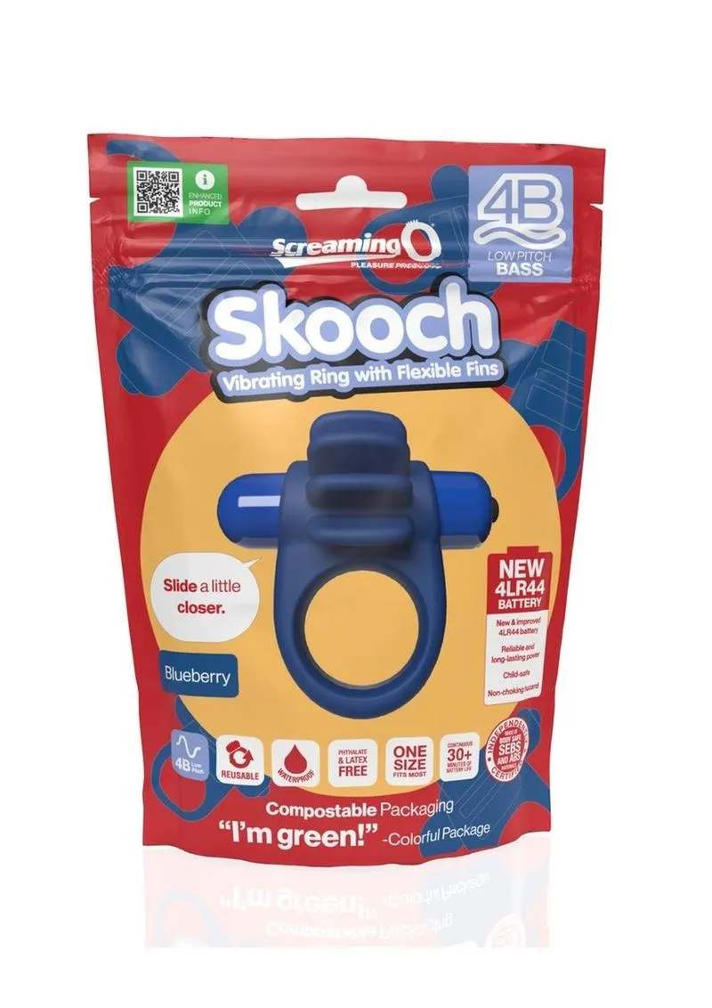 Skooch Vibrating Couple's Ring with Clitoral Ticklers