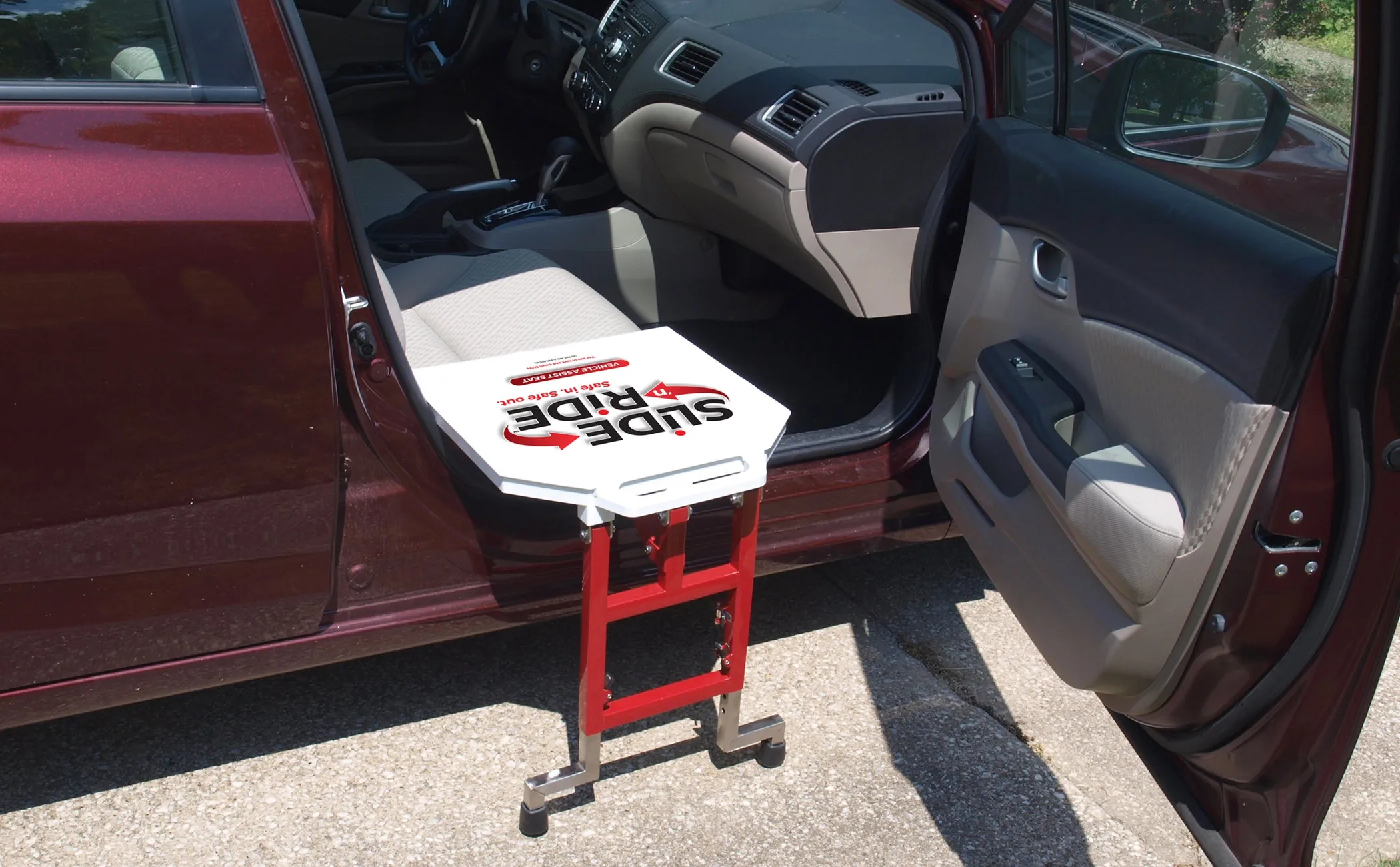 Slide 'n Ride vehicle transfer seat