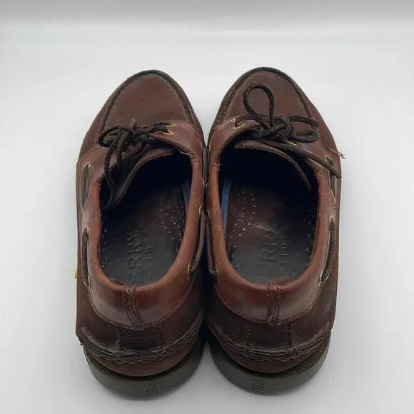Sperry - Classic Slip On Doc Siders Boat Shoes - Brown - 9