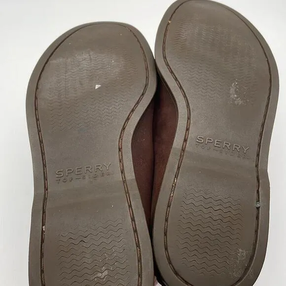 Sperry - Classic Slip On Doc Siders Boat Shoes - Brown - 9