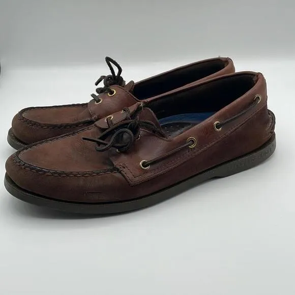 Sperry - Classic Slip On Doc Siders Boat Shoes - Brown - 9