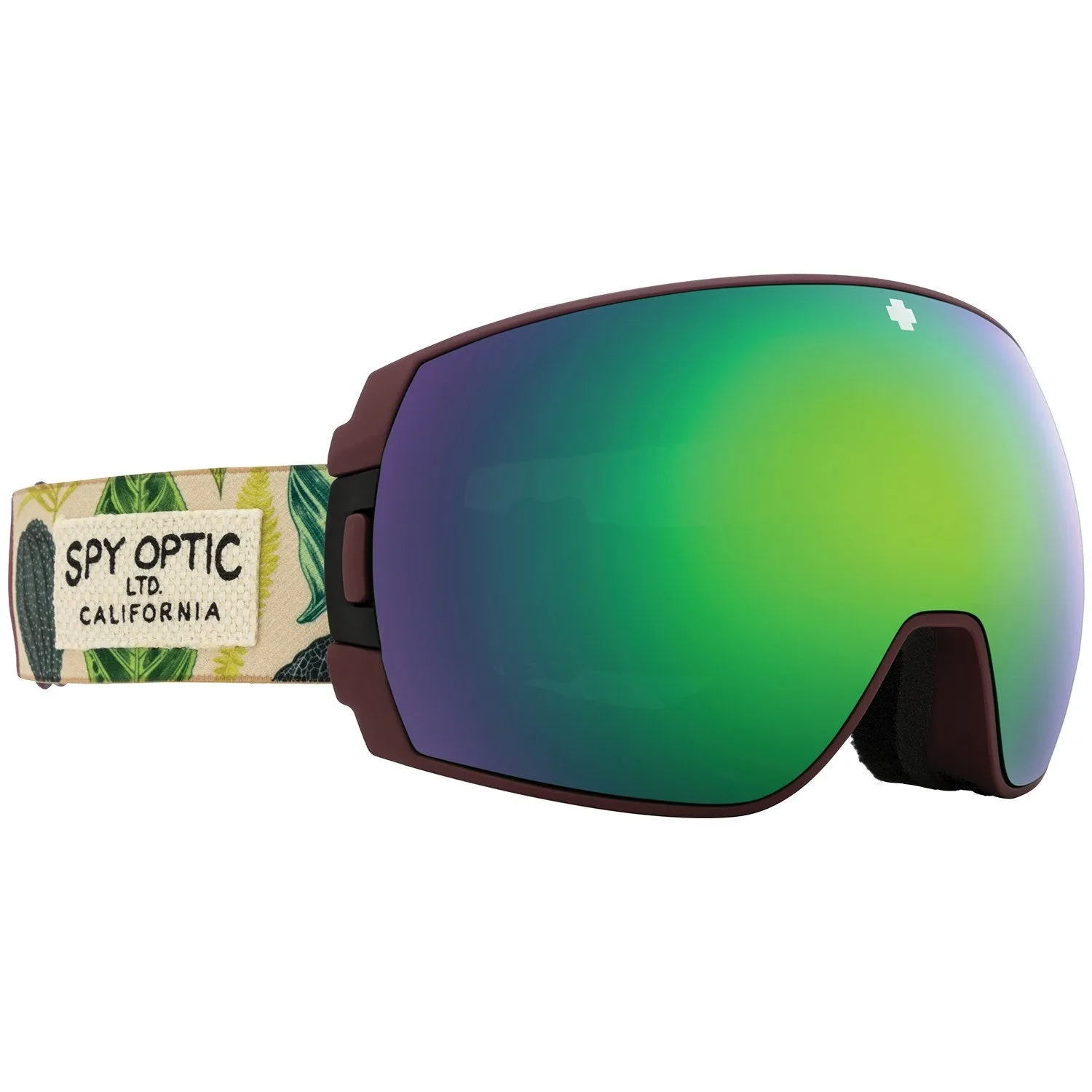 Spy Legacy SE Goggles Botanical HD Plus Bronze with Green Spectra Mirror   Spare Lens