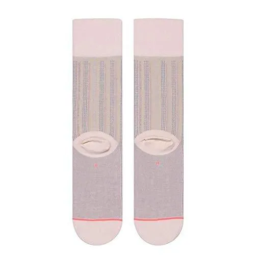 Stance Stripe Down Cream MD (Women's Shoe 8-10.5) Socks