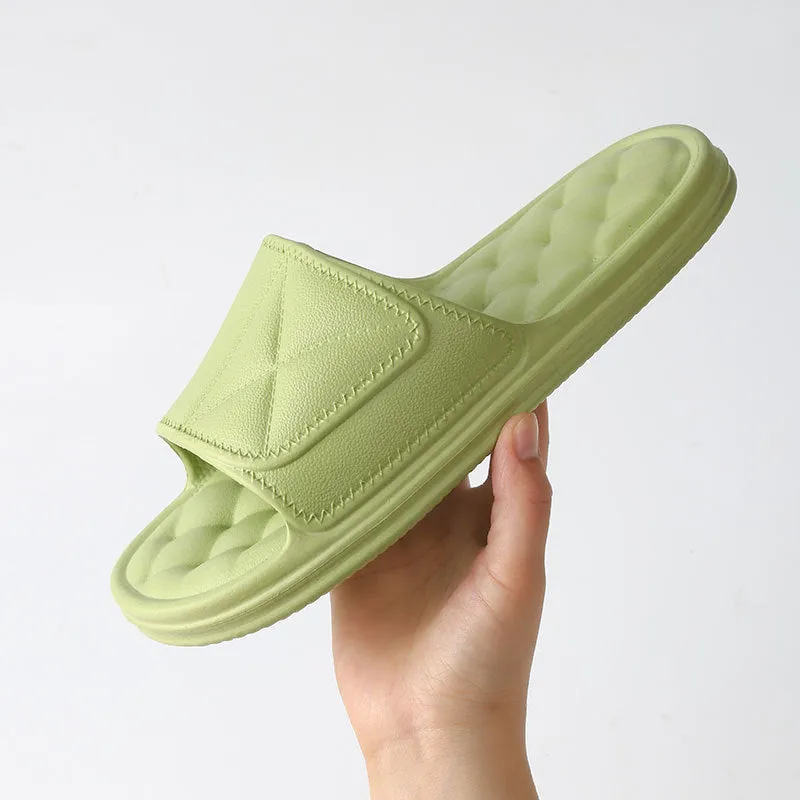 Summer Slippers Plaid Design Bathroom Slippers For Women Shoes