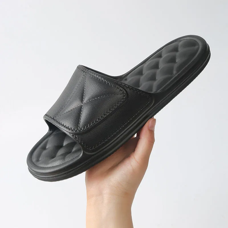 Summer Slippers Plaid Design Bathroom Slippers For Women Shoes