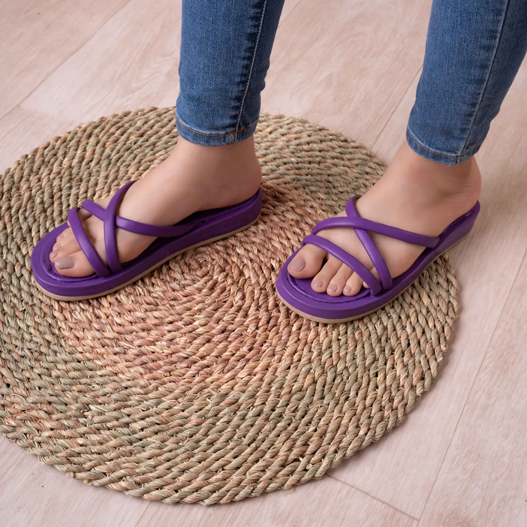 Sunlit Stride Slides - Mauve