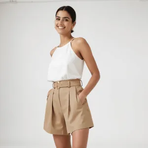 Tailored Shorts – Soft Fabric – Chic Everyday Style