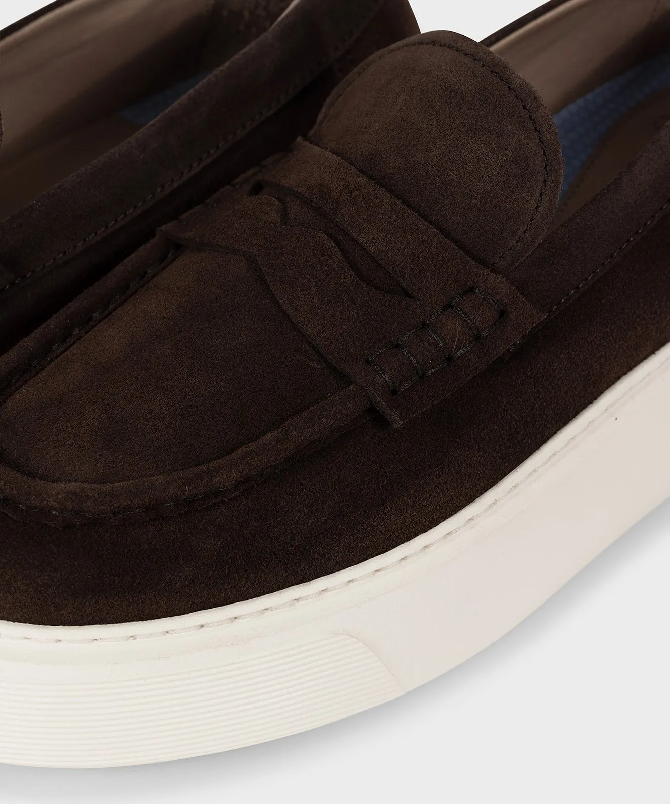 The Loafer Dark Brown Suede