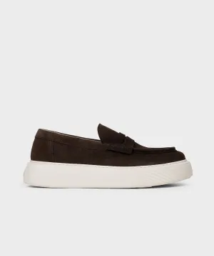 The Loafer Dark Brown Suede