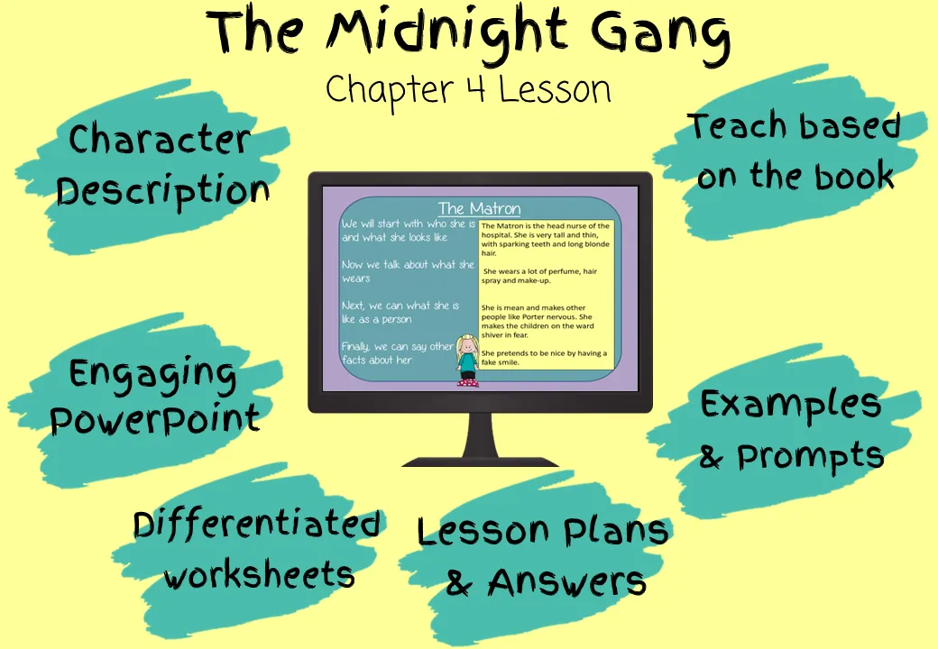 The Midnight Gang Writing Character Descriptions