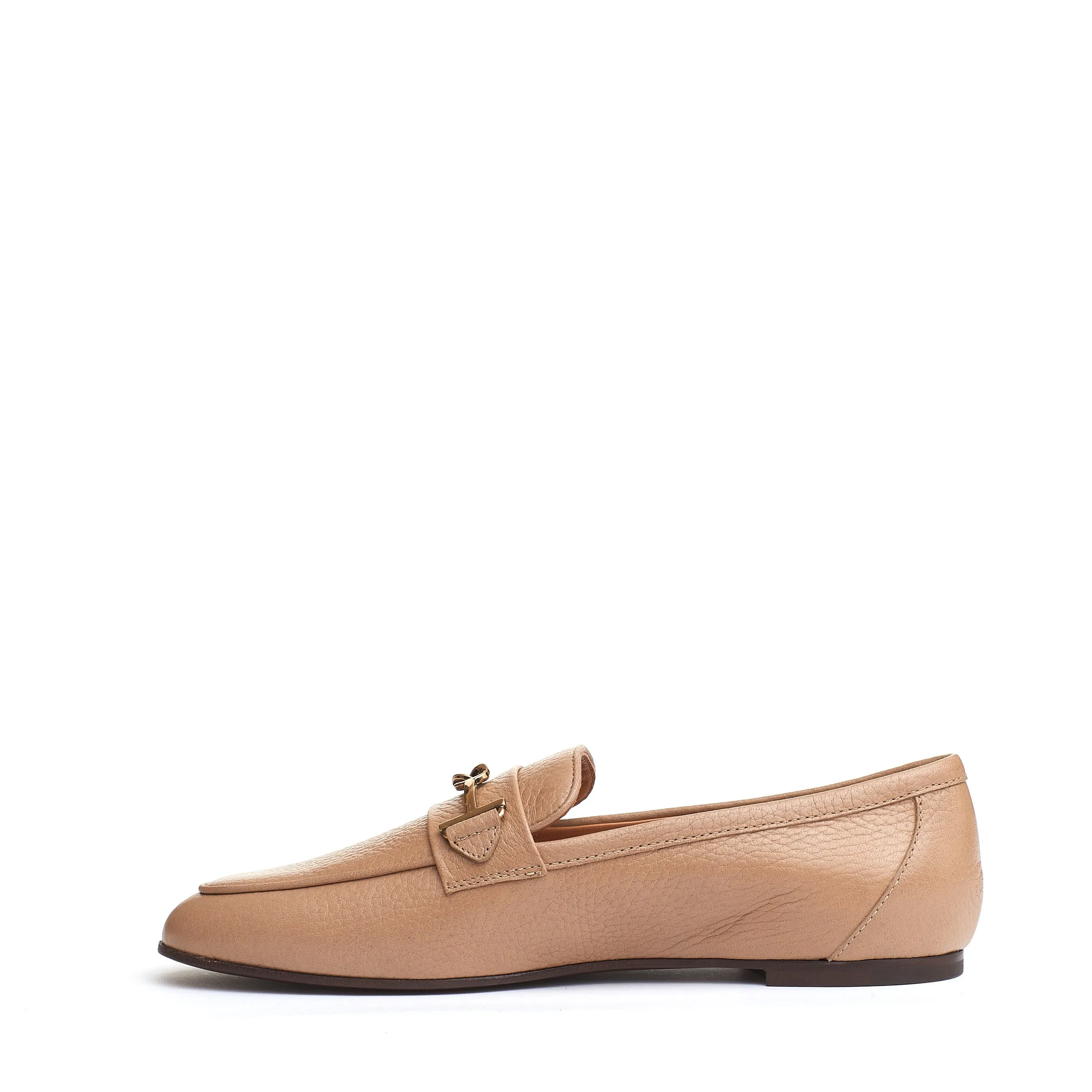 TOD'S Luxury Leather Loafer with Chic Buckle Detail
