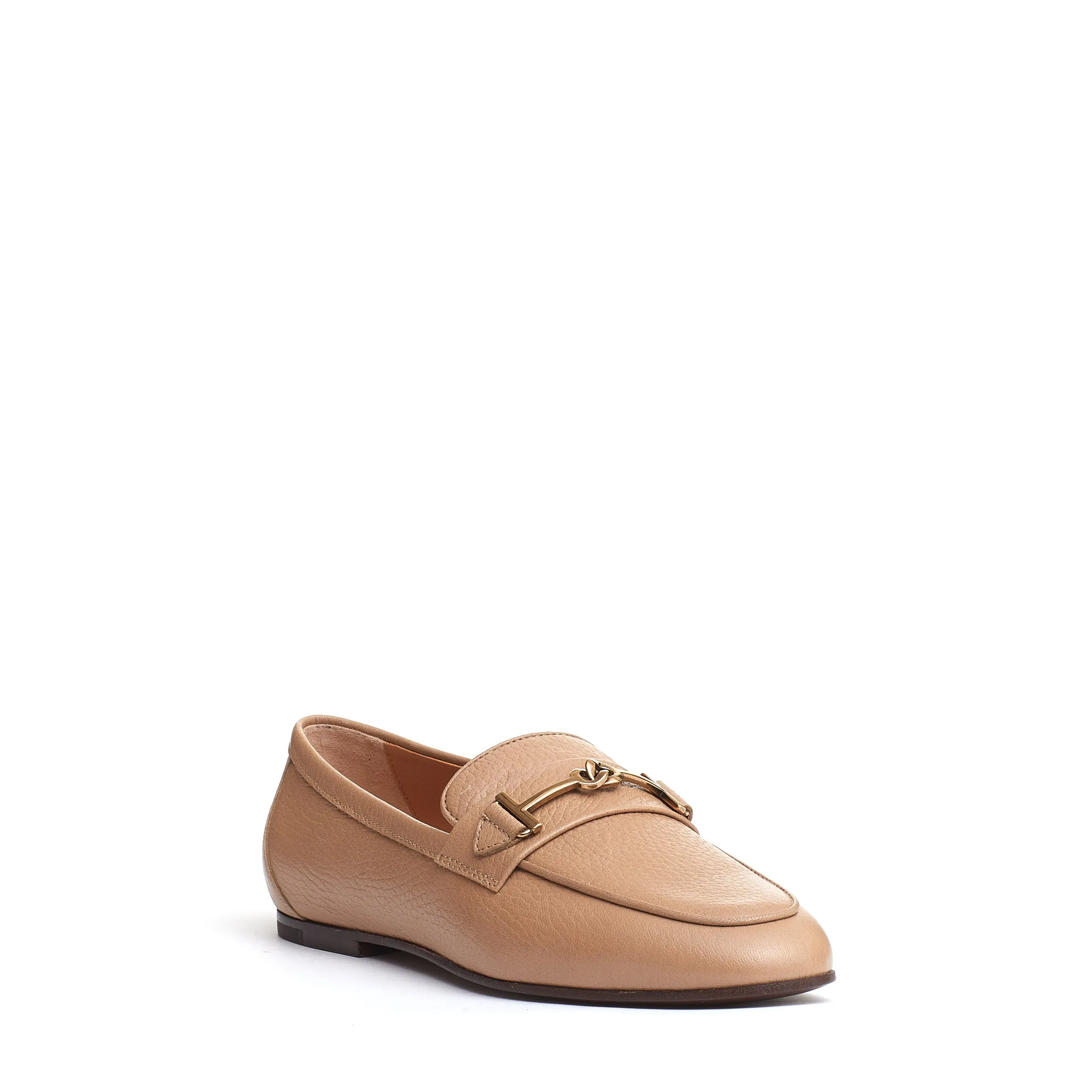 TOD'S Luxury Leather Loafer with Chic Buckle Detail