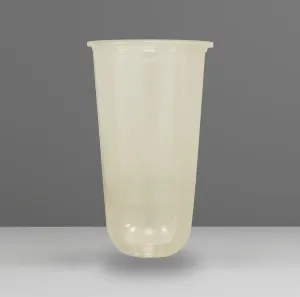 U700 - U Shaped - PP Cups 95mm 700cc (24 oz) 1000 cups. Perfect for cup sealing machine and/or dome and flat lids.