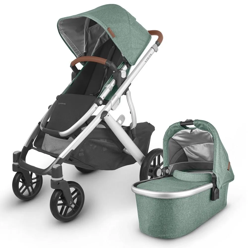 UPPAbaby Vista V2 with Pebble 360 PRO 2 Car Seat and Base - Emmett
