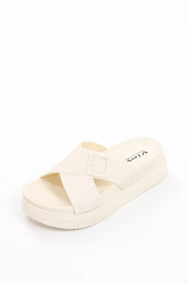 Viny - Women Cross Chunky Slides