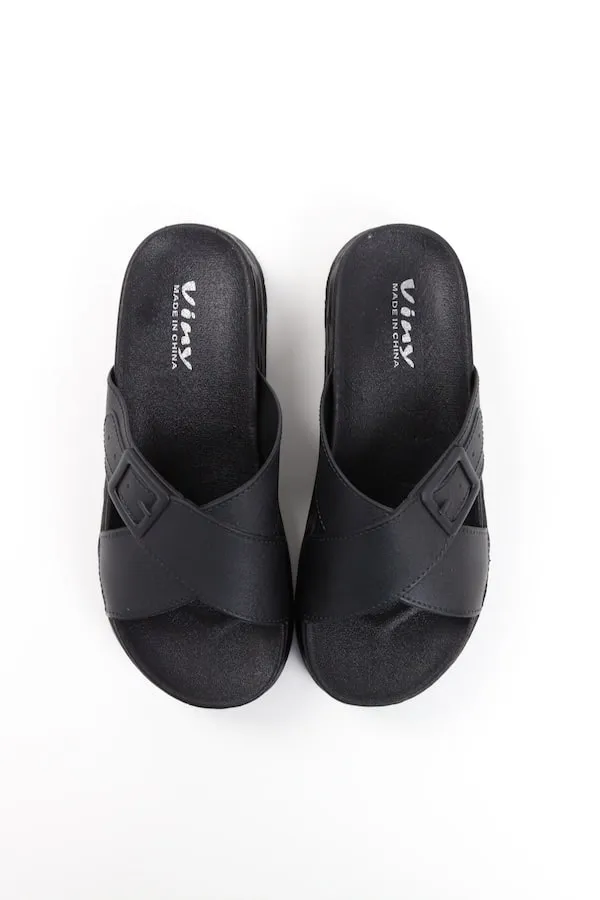 Viny - Women Cross Chunky Slides