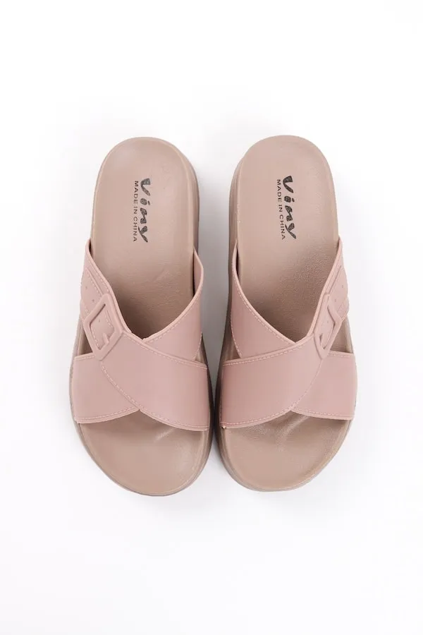 Viny - Women Cross Chunky Slides