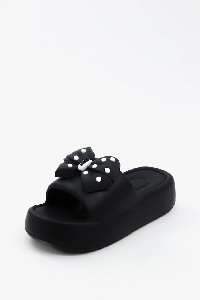 Viny - Women's Bow Chunky Slides