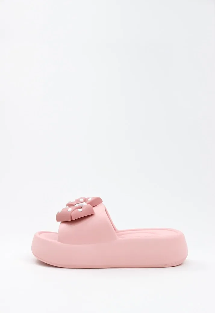 Viny - Women's Bow Chunky Slides