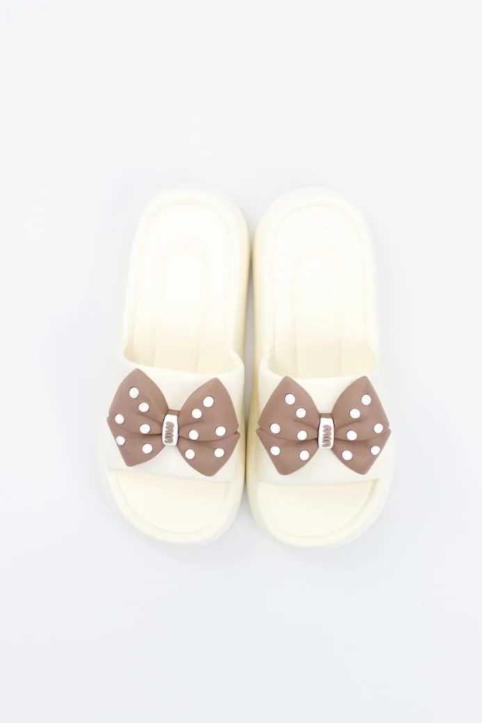 Viny - Women's Bow Chunky Slides