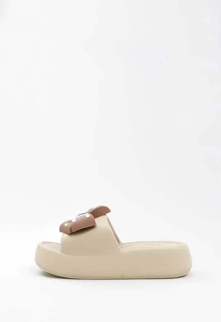 Viny - Women's Bow Chunky Slides