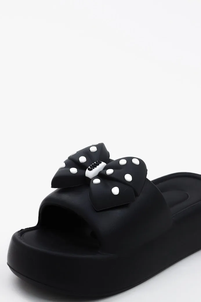 Viny - Women's Bow Chunky Slides