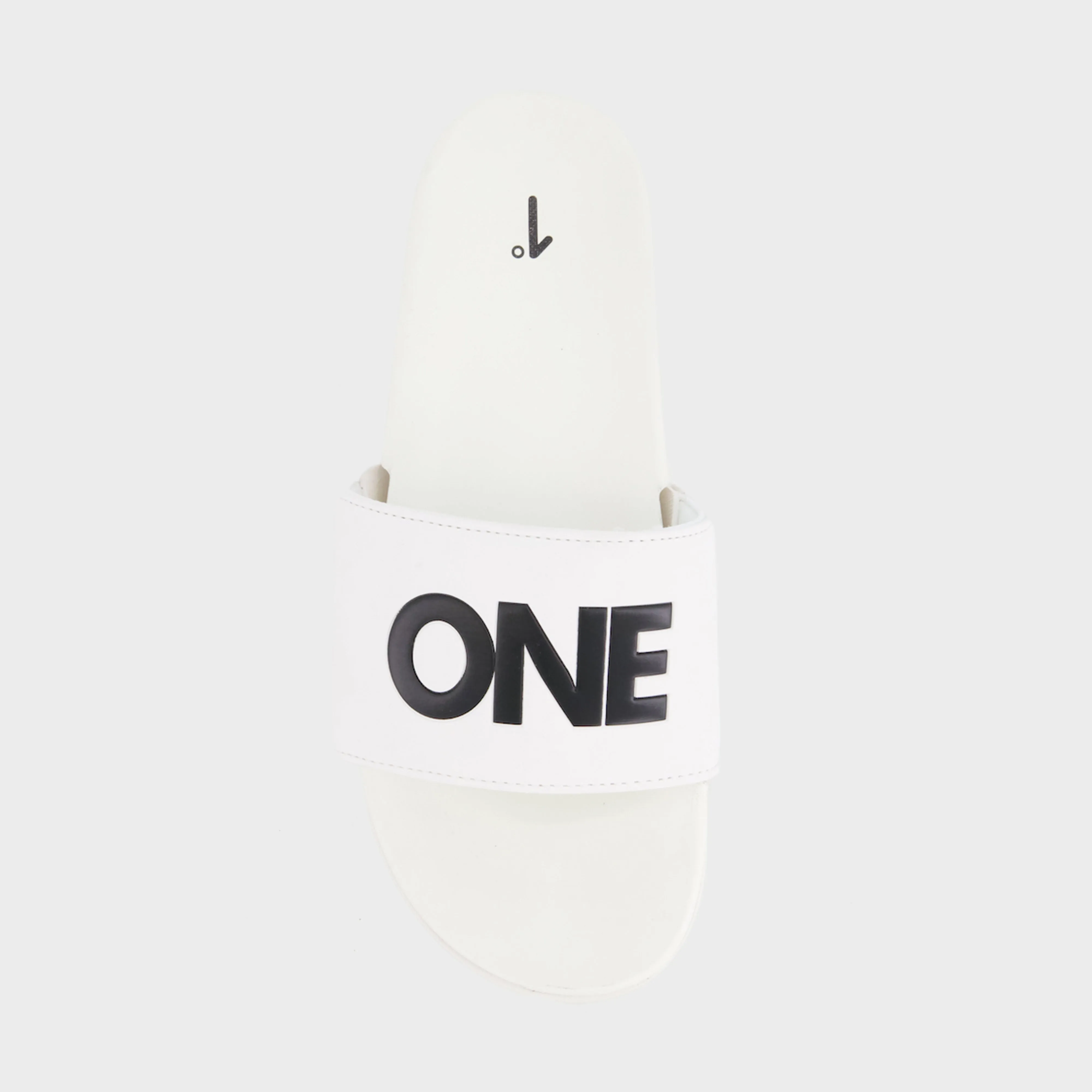 White & Black Air Flex Slides