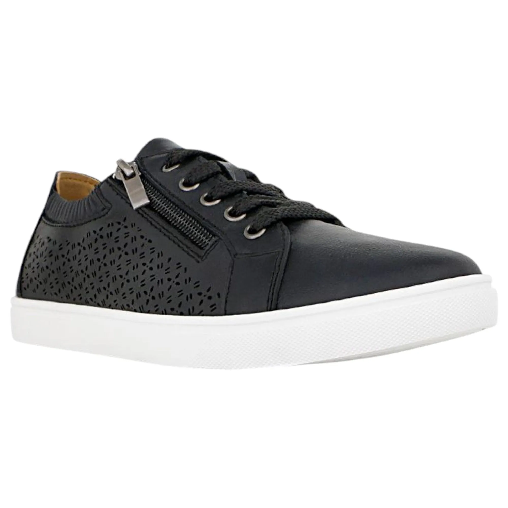 Womens Natural Comfort Serpho Black Sneaker Shoes